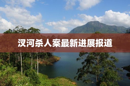 汊河杀人案最新进展报道