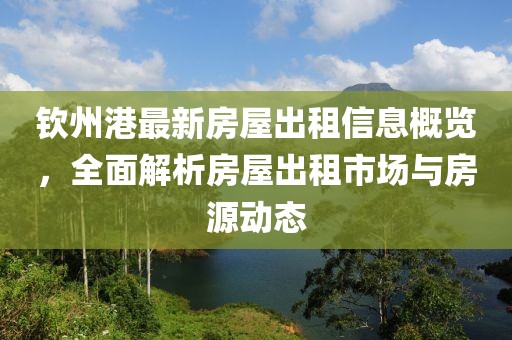 钦州港最新房屋出租信息概览，全面解析房屋出租市场与房源动态