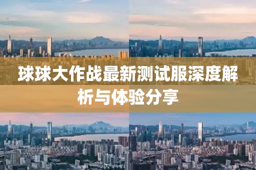 球球大作战最新测试服深度解析与体验分享