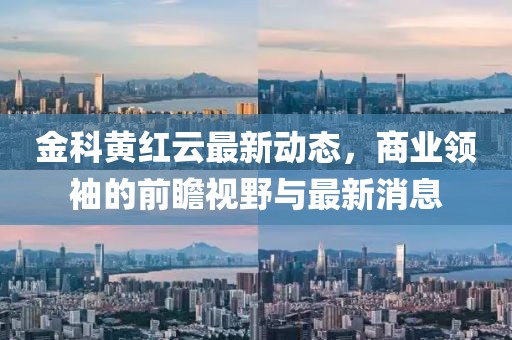 金科黄红云最新动态，商业领袖的前瞻视野与最新消息