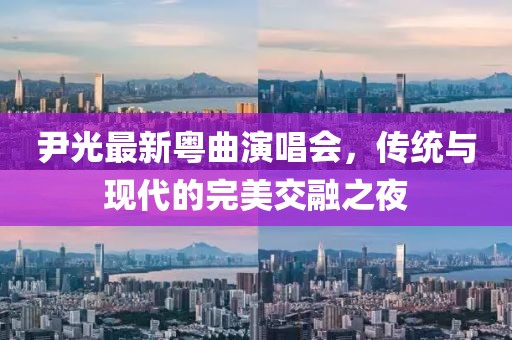 尹光最新粤曲演唱会，传统与现代的完美交融之夜