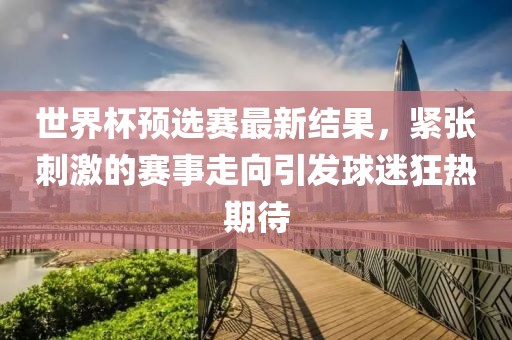 世界杯预选赛最新结果，紧张刺激的赛事走向引发球迷狂热期待
