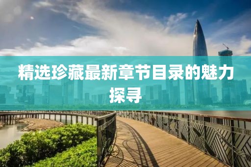 精选珍藏最新章节目录的魅力探寻