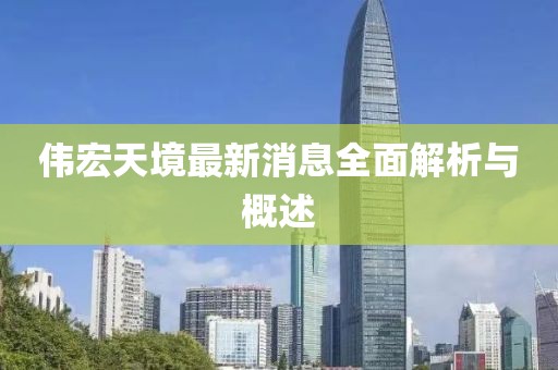 伟宏天境最新消息全面解析与概述