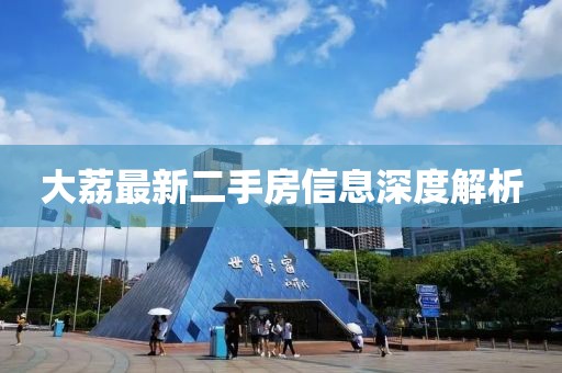 大荔最新二手房信息深度解析