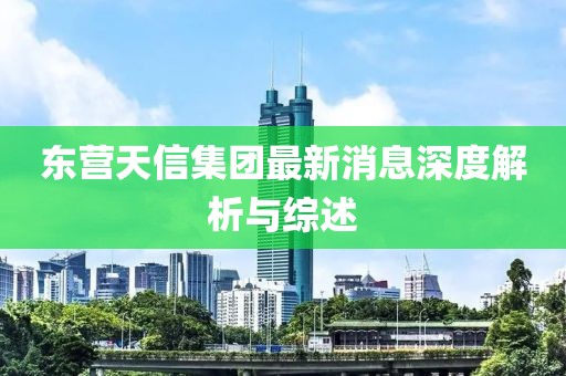 东营天信集团最新消息深度解析与综述