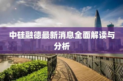 中硅融德最新消息全面解读与分析