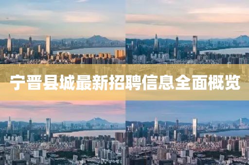 宁晋县城最新招聘信息全面概览