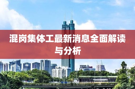 混岗集体工最新消息全面解读与分析
