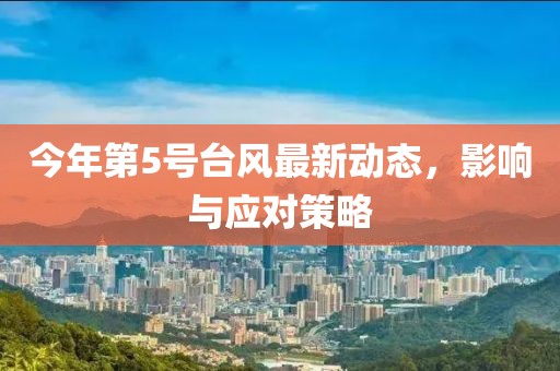 今年第5号台风最新动态，影响与应对策略