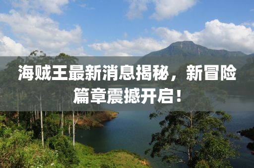 海贼王最新消息揭秘，新冒险篇章震撼开启！