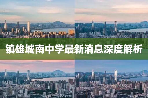 镇雄城南中学最新消息深度解析