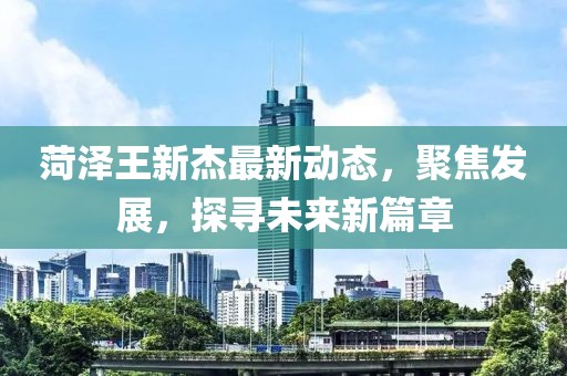 菏泽王新杰最新动态，聚焦发展，探寻未来新篇章