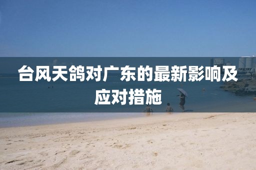 台风天鸽对广东的最新影响及应对措施