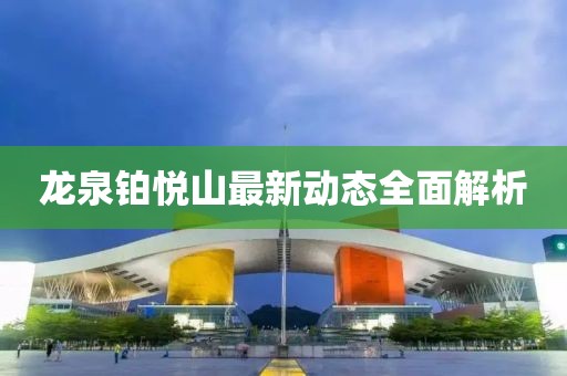 龙泉铂悦山最新动态全面解析