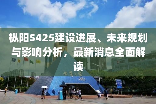 枞阳S425建设进展、未来规划与影响分析，最新消息全面解读