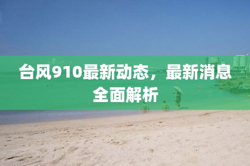 台风910最新动态，最新消息全面解析