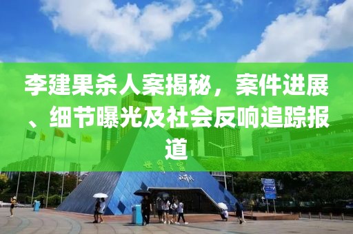 李建果杀人案揭秘，案件进展、细节曝光及社会反响追踪报道