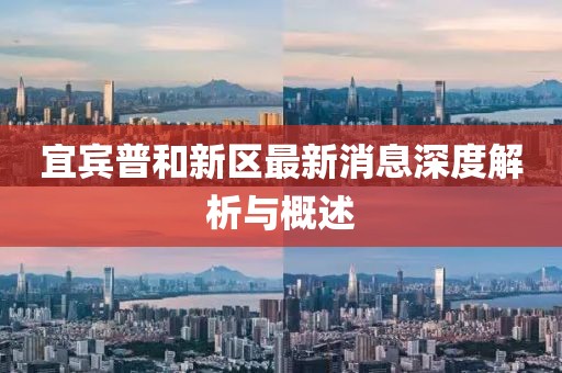 宜宾普和新区最新消息深度解析与概述