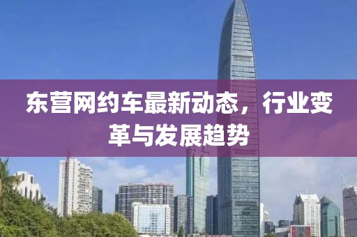 东营网约车最新动态，行业变革与发展趋势