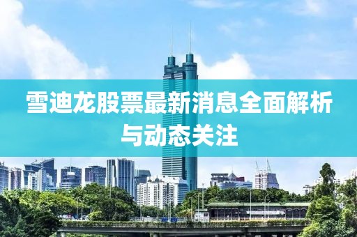 雪迪龙股票最新消息全面解析与动态关注