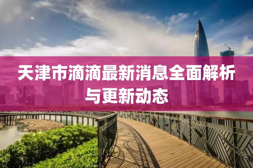 天津市滴滴最新消息全面解析与更新动态