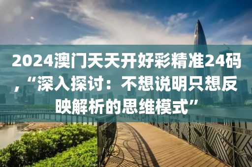 2024澳门天天开好彩精准24码,“深入探讨：不想说明只想反映解析的思维模式”