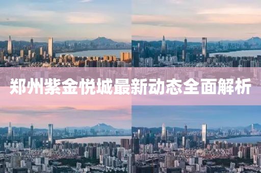 郑州紫金悦城最新动态全面解析