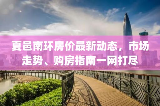 夏邑南环房价最新动态，市场走势、购房指南一网打尽
