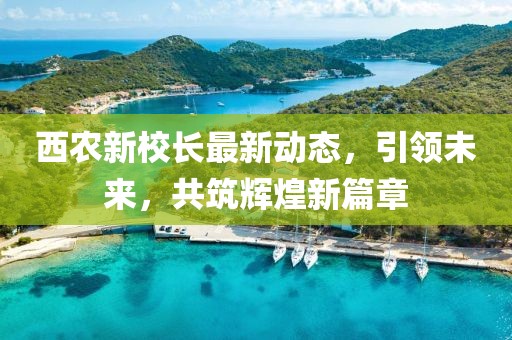 西农新校长最新动态，引领未来，共筑辉煌新篇章