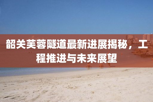 韶关芙蓉隧道最新进展揭秘，工程推进与未来展望