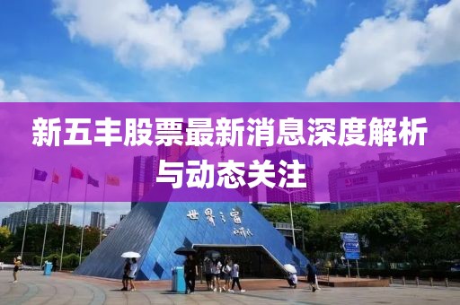 新五丰股票最新消息深度解析与动态关注