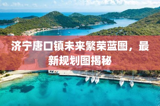 济宁唐口镇未来繁荣蓝图，最新规划图揭秘