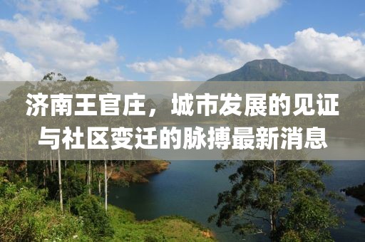 济南王官庄，城市发展的见证与社区变迁的脉搏最新消息