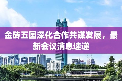 金砖五国深化合作共谋发展，最新会议消息速递