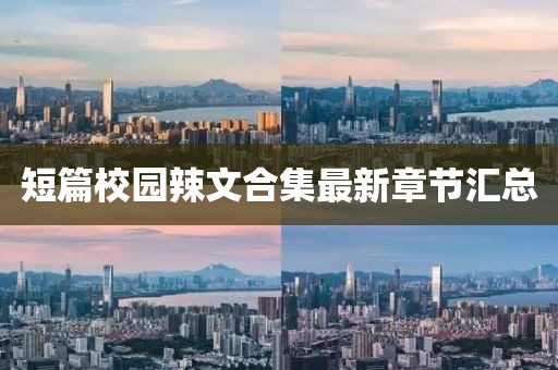 短篇校园辣文合集最新章节汇总