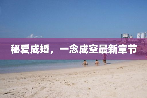 秘爱成婚，一念成空最新章节
