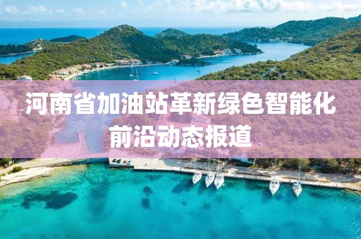 河南省加油站革新绿色智能化前沿动态报道
