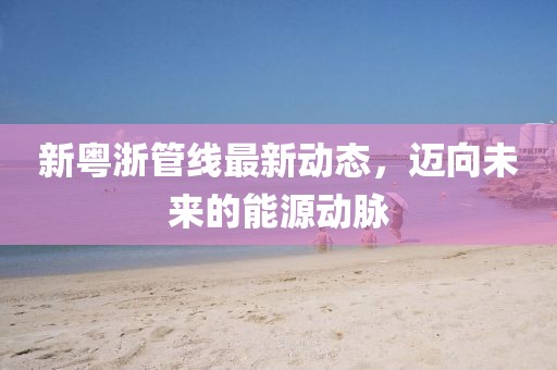 新粤浙管线最新动态，迈向未来的能源动脉