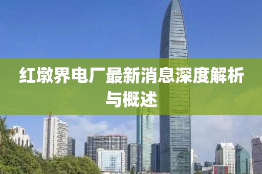红墩界电厂最新消息深度解析与概述