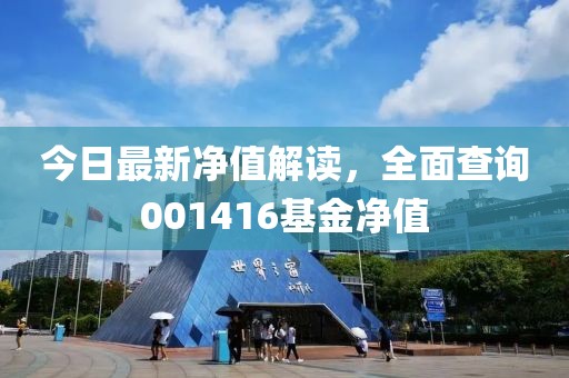 今日最新净值解读，全面查询001416基金净值