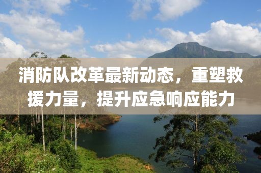消防队改革最新动态，重塑救援力量，提升应急响应能力