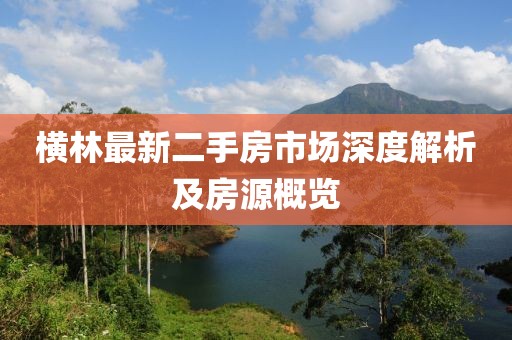 横林最新二手房市场深度解析及房源概览