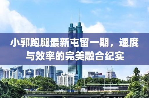 小郭跑腿最新屯留一期，速度与效率的完美融合纪实