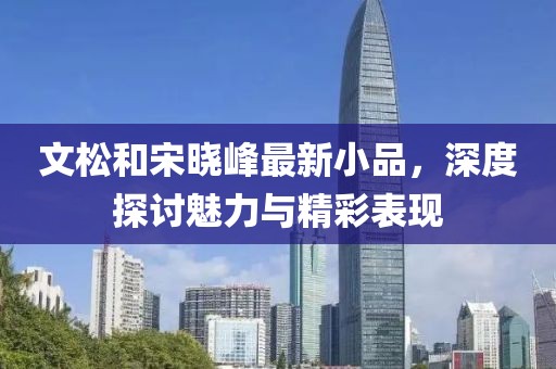 文松和宋晓峰最新小品，深度探讨魅力与精彩表现
