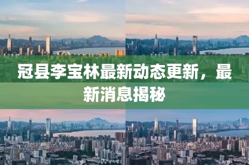 冠县李宝林最新动态更新，最新消息揭秘