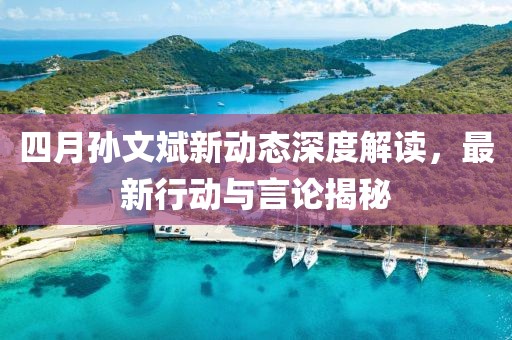四月孙文斌新动态深度解读，最新行动与言论揭秘