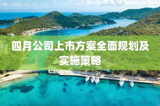 四月公司上市方案全面规划及实施策略