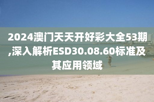 2024澳门天天开好彩大全53期,深入解析ESD30.08.60标准及其应用领域