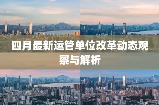 四月最新运管单位改革动态观察与解析
